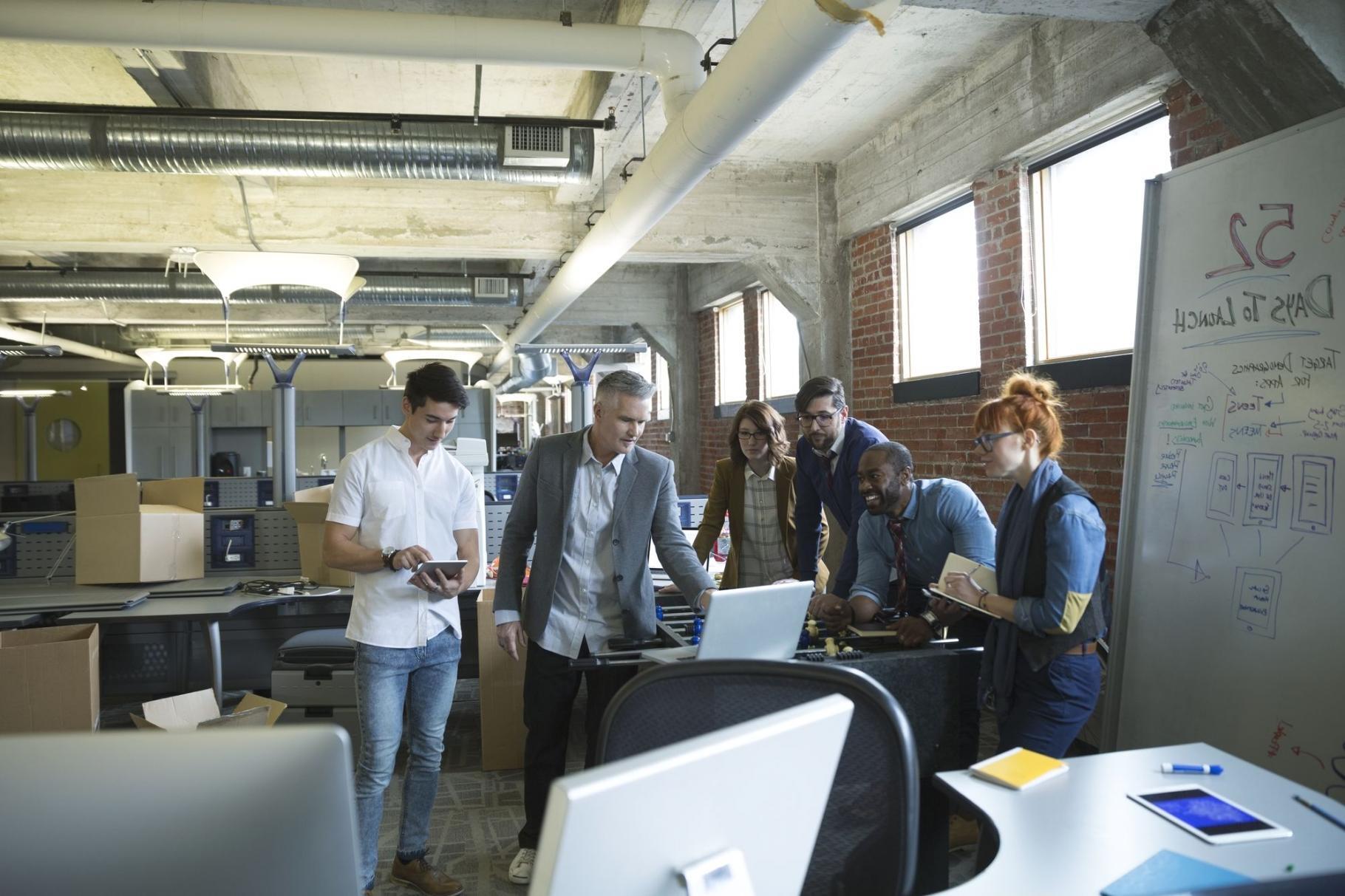 İletişim ekibi çalışma ortamı